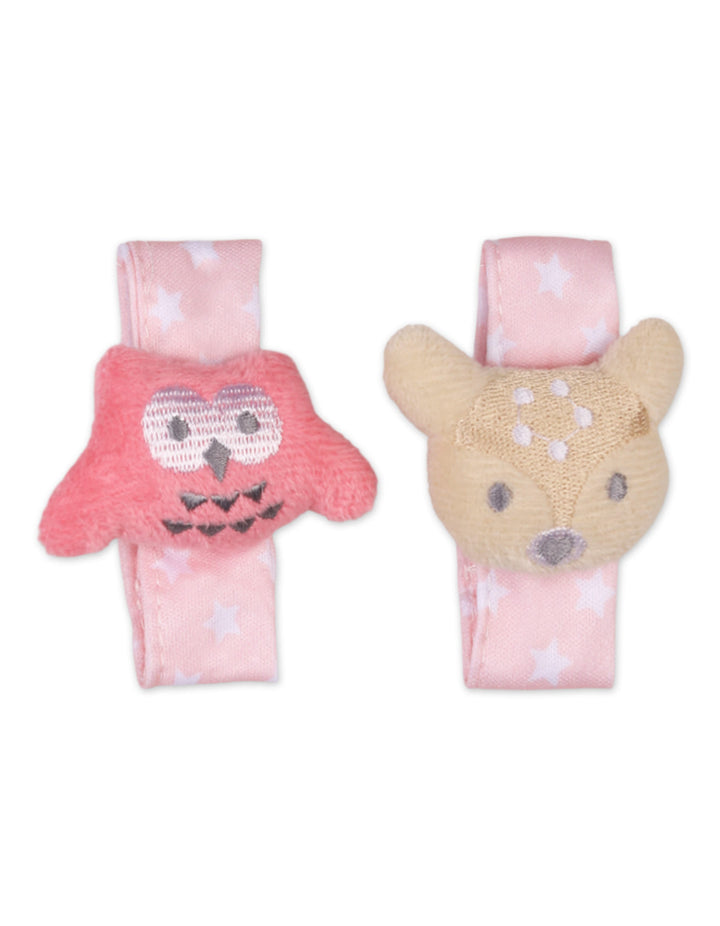 Baby Girl Rattle Wrist Band Owl and Deer at Zubaidas Official Pakistan