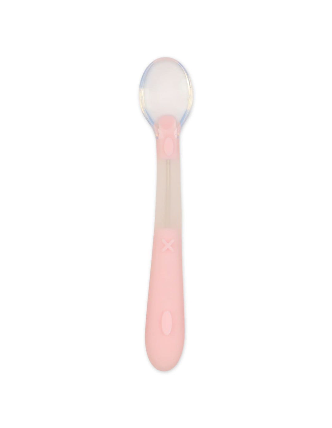 Baby Girl Silicone Feeding Spoon Pink at Zubaidas