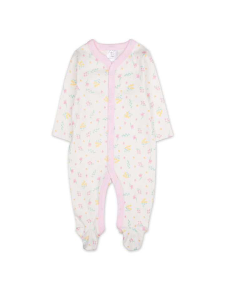 Baby Girl Sleepsuit Pack of 3 Flamingo and Floral Pink at Zubaidas Online Pakistan