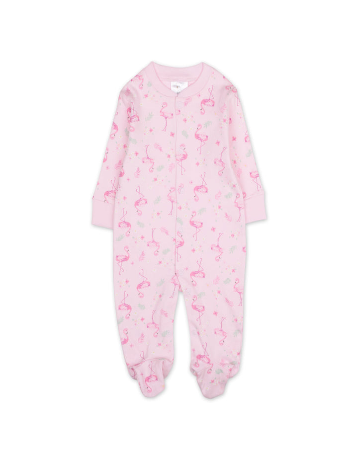 Baby Girl Sleepsuit Pack of 3 Flamingo and Floral Pink at Zubaidas Best Online Baby and Kids Store in Pakistan