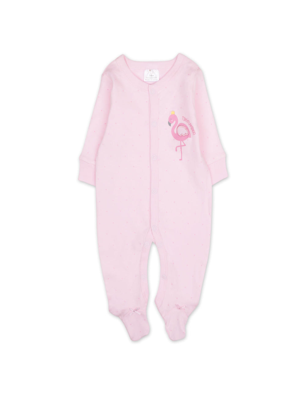 Baby Girl Sleepsuit Pack of 3 Flamingo and Floral Pink at Zubaidas Number 1 Baby and Kids Store in Pakistan