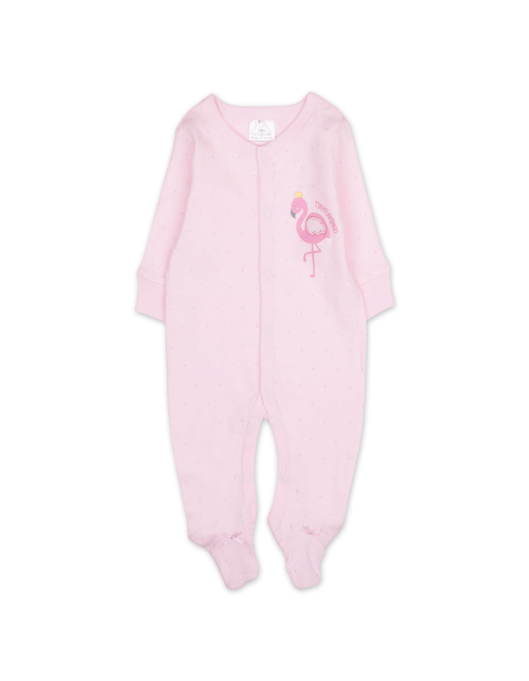 Baby Girl Sleepsuit Pack of 3 Flamingo and Floral Pink at Zubaidas Number 1 Baby and Kids Store in Pakistan