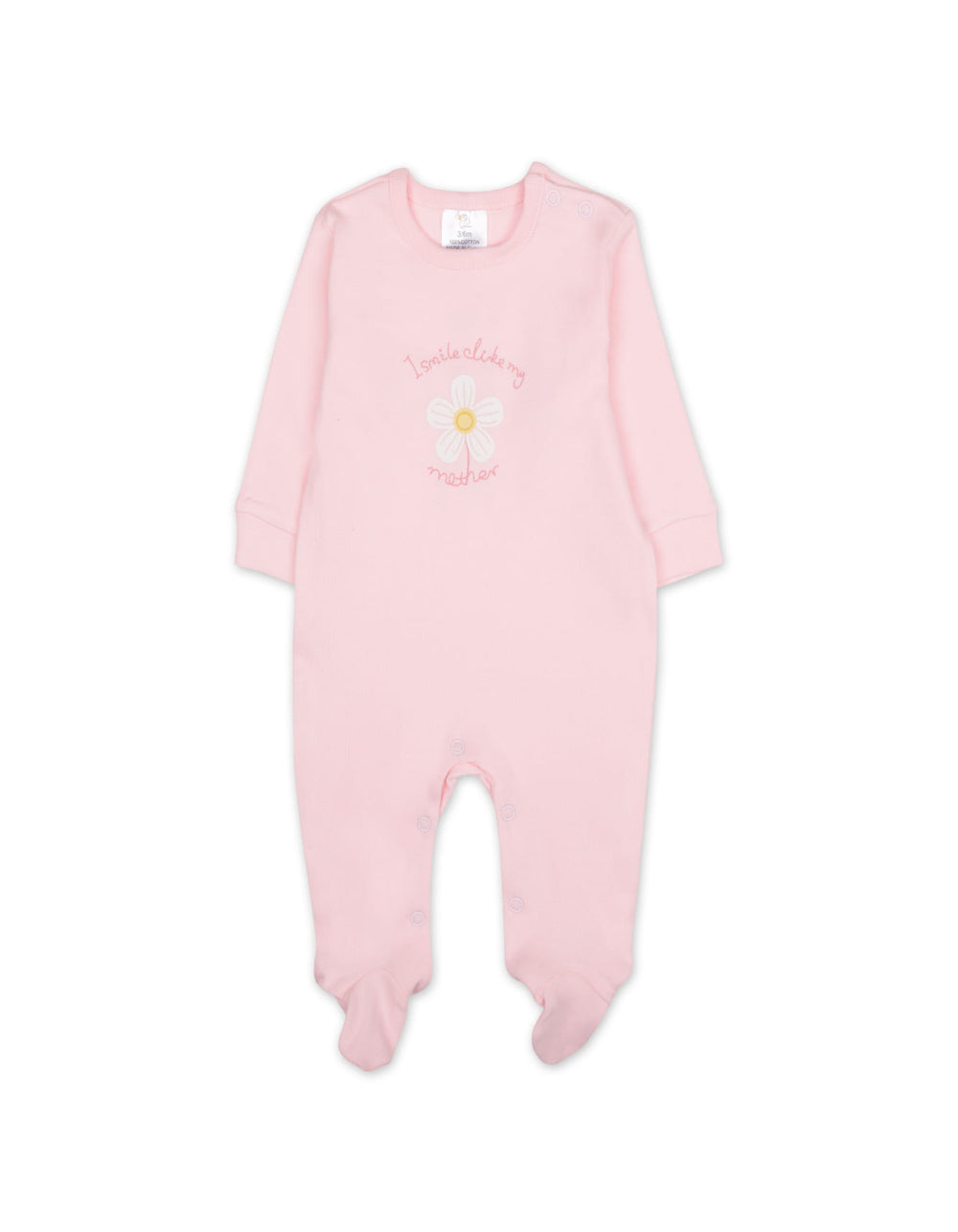 Baby Girl Sleepsuit Pack of 3 Flower Pink at Zubaidas Official Pakistan