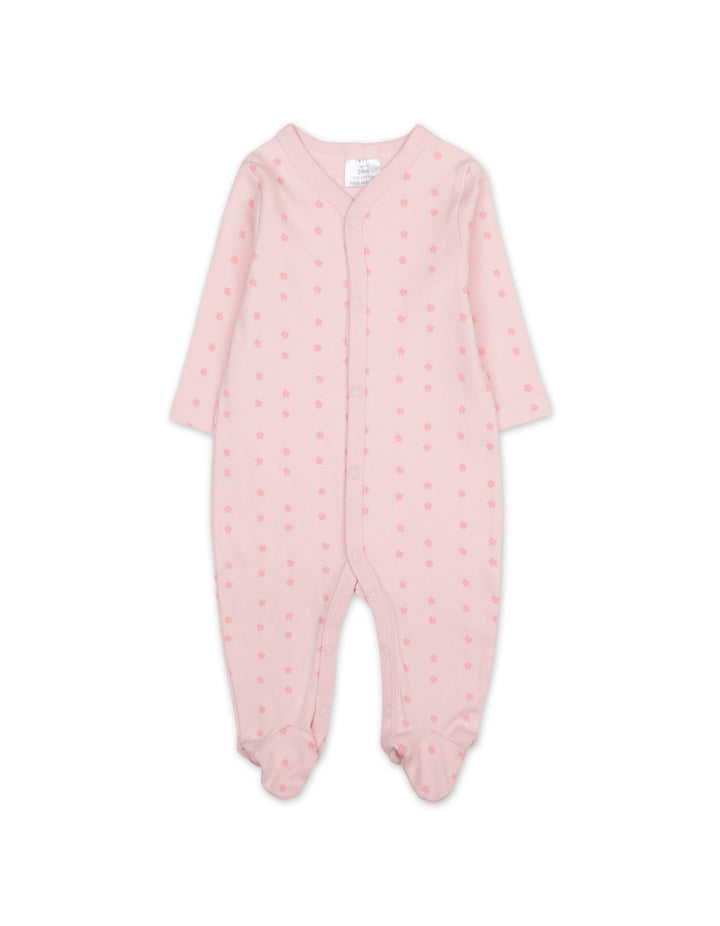 Baby Girl Sleepsuit Pack of 3 Flower Pink at Zubaidas Online Pakistan