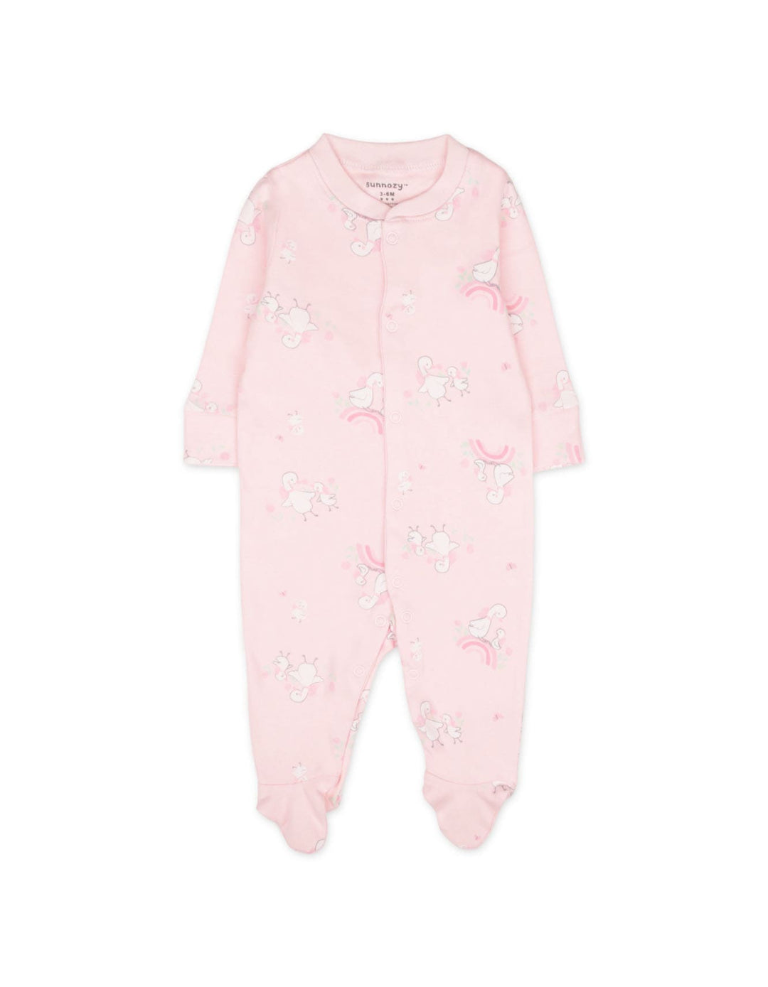 Baby Girl Sleepsuit Pack of 3 Polka Dot and Duck at Zubaidas Best Online Baby and Kids Store in Pakistan