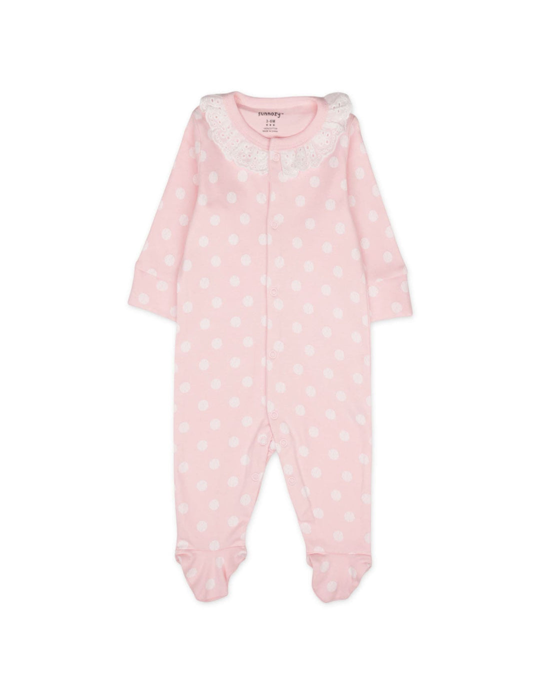 Baby Girl Sleepsuit Pack of 3 Polka Dot and Duck at Zubaidas Best Online Baby and Kids Shop in Pakistan
