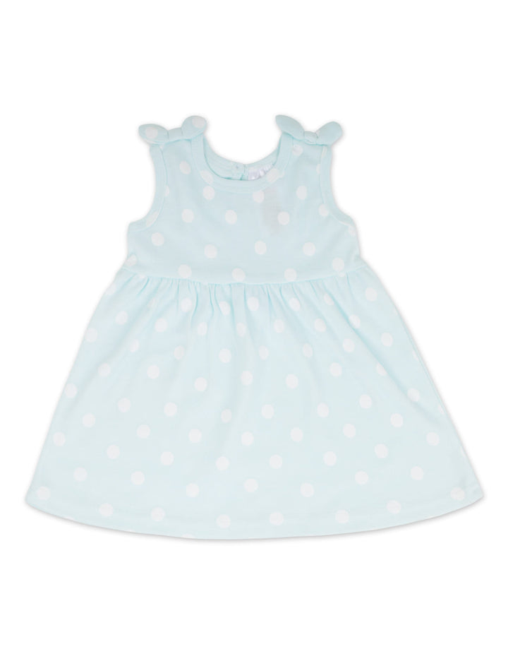 Baby Girl Summer 2 Pieces Dress Set Polka Dot and Floral at Zubaidas Official Pakistan