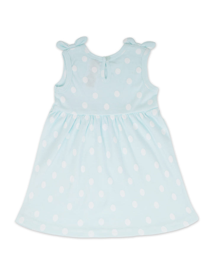 Baby Girl Summer 2 Pieces Dress Set Polka Dot and Floral at Zubaidas Best Online Baby and Kids Store in Pakistan