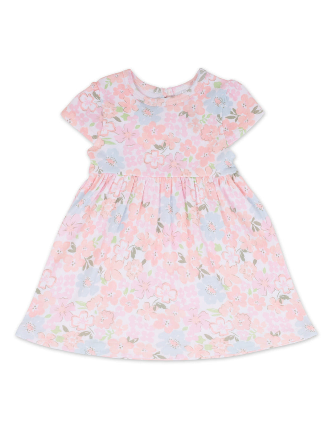 Baby Girl Summer 2 Pieces Dress Set Polka Dot and Floral at Zubaidas Best Online Baby and Kids Shop in Pakistan