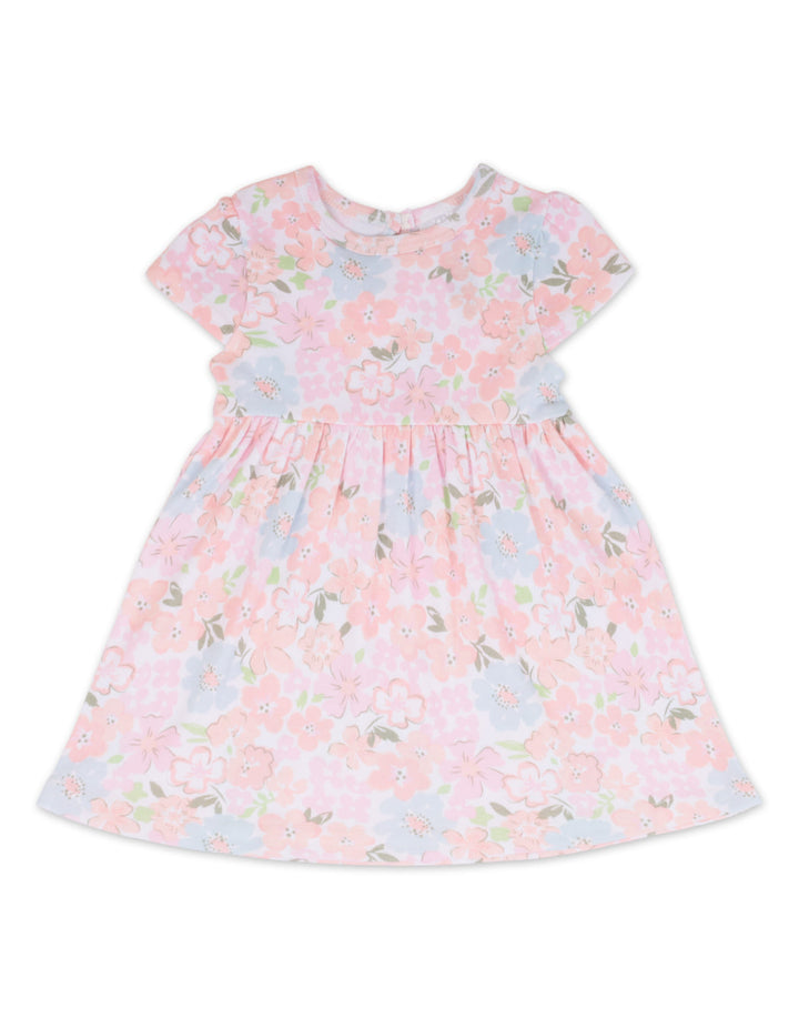Baby Girl Summer 2 Pieces Dress Set Polka Dot and Floral at Zubaidas Best Online Baby and Kids Shop in Pakistan