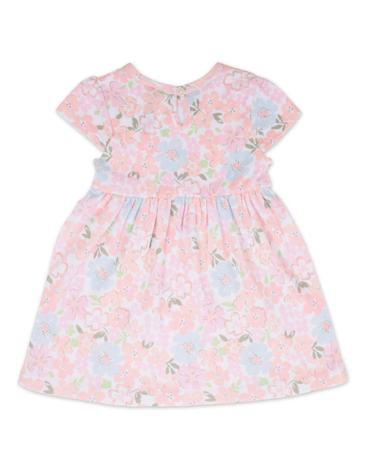 Baby Girl Summer 2 Pieces Dress Set Polka Dot and Floral at Zubaidas Best Baby and Kids Shop in Pakistan
