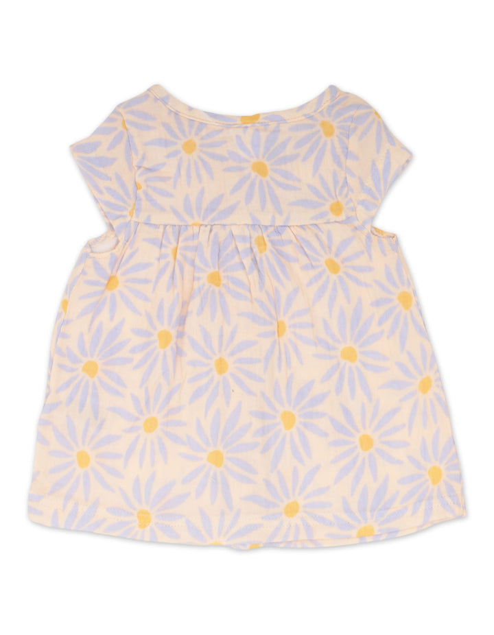 Baby Girl Summer 3 Pieces Dress Set Daisy Print at Zubaidas Best Online Baby and Kids Store in Pakistan