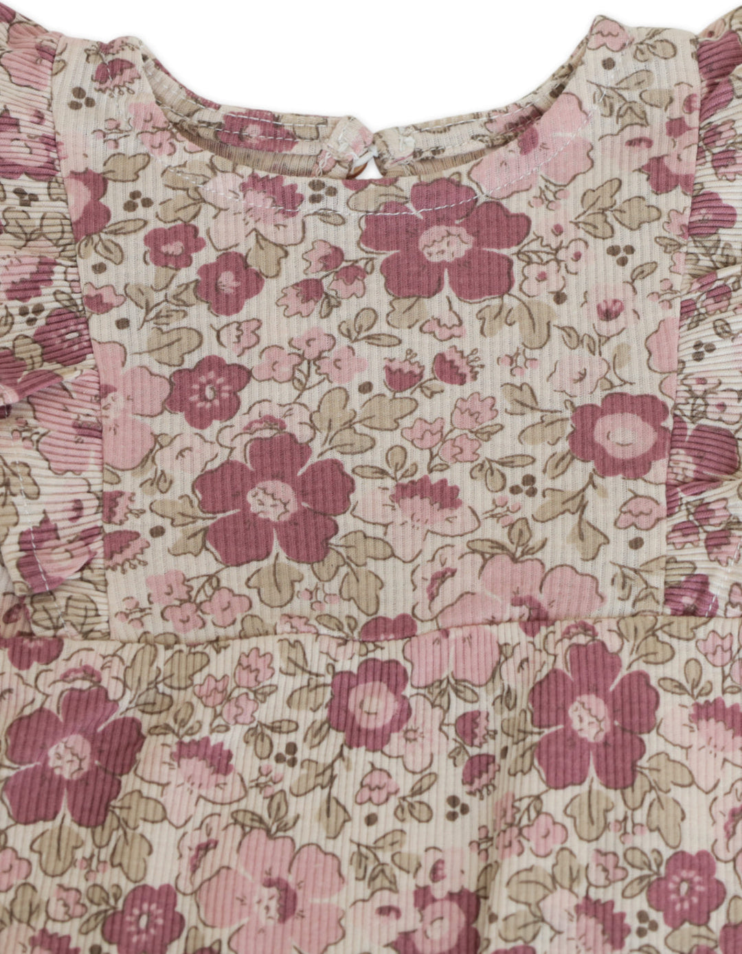 Baby Girl Summer 3 Pieces Outfit Set Floral Peach at Zubaidas Online Pakistan