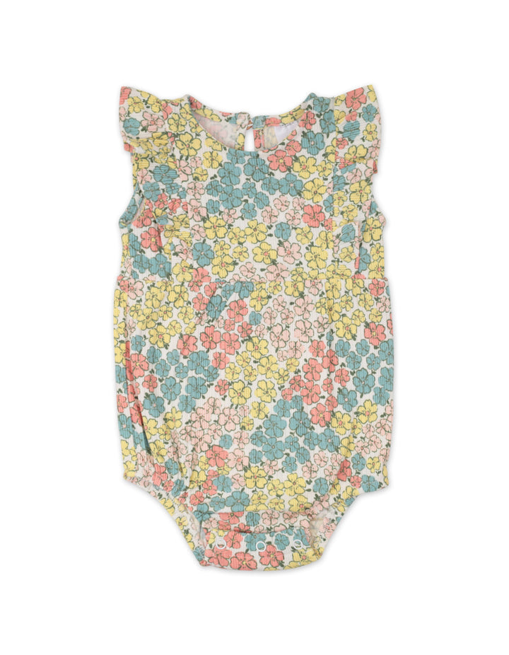Baby Girl Summer 3 Pieces Outfit Set Floral Peach at Zubaidas Official Pakistan