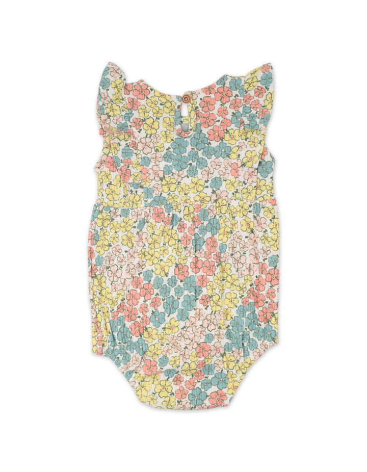 Baby Girl Summer 3 Pieces Outfit Set Floral Peach at Zubaidas Best Online Baby and Kids Store in Pakistan