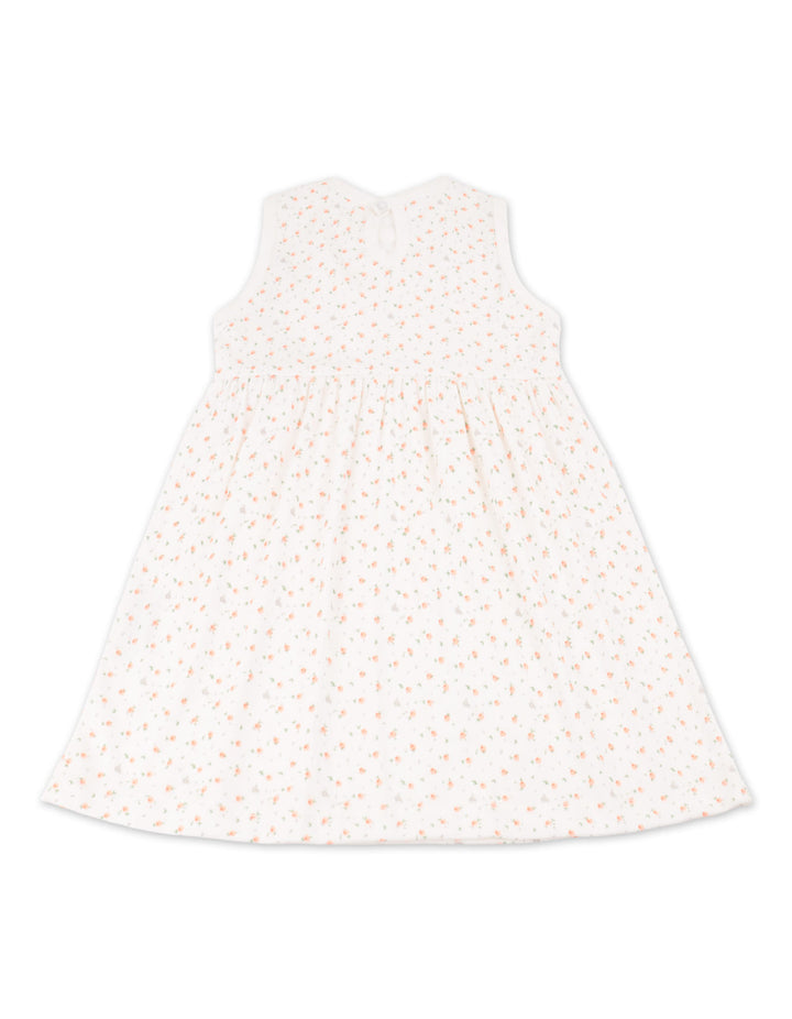 Baby Girl Summer 3 Pieces Suit Set Bambies Floral Print White at Zubaidas Best Online Baby and Kids Store in Pakistan