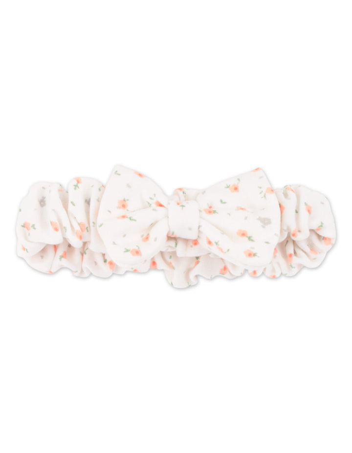 Baby Girl Summer 3 Pieces Suit Set Bambies Floral Print White at Zubaidas Best Baby and Kids Store in Pakistan