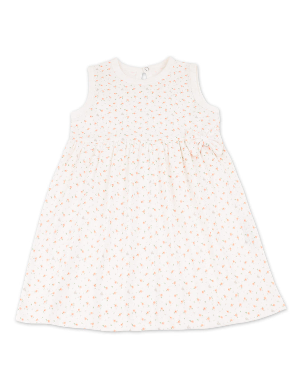 Baby Girl Summer 3 Pieces Suit Set Bambies Floral Print White at Zubaidas Official Pakistan