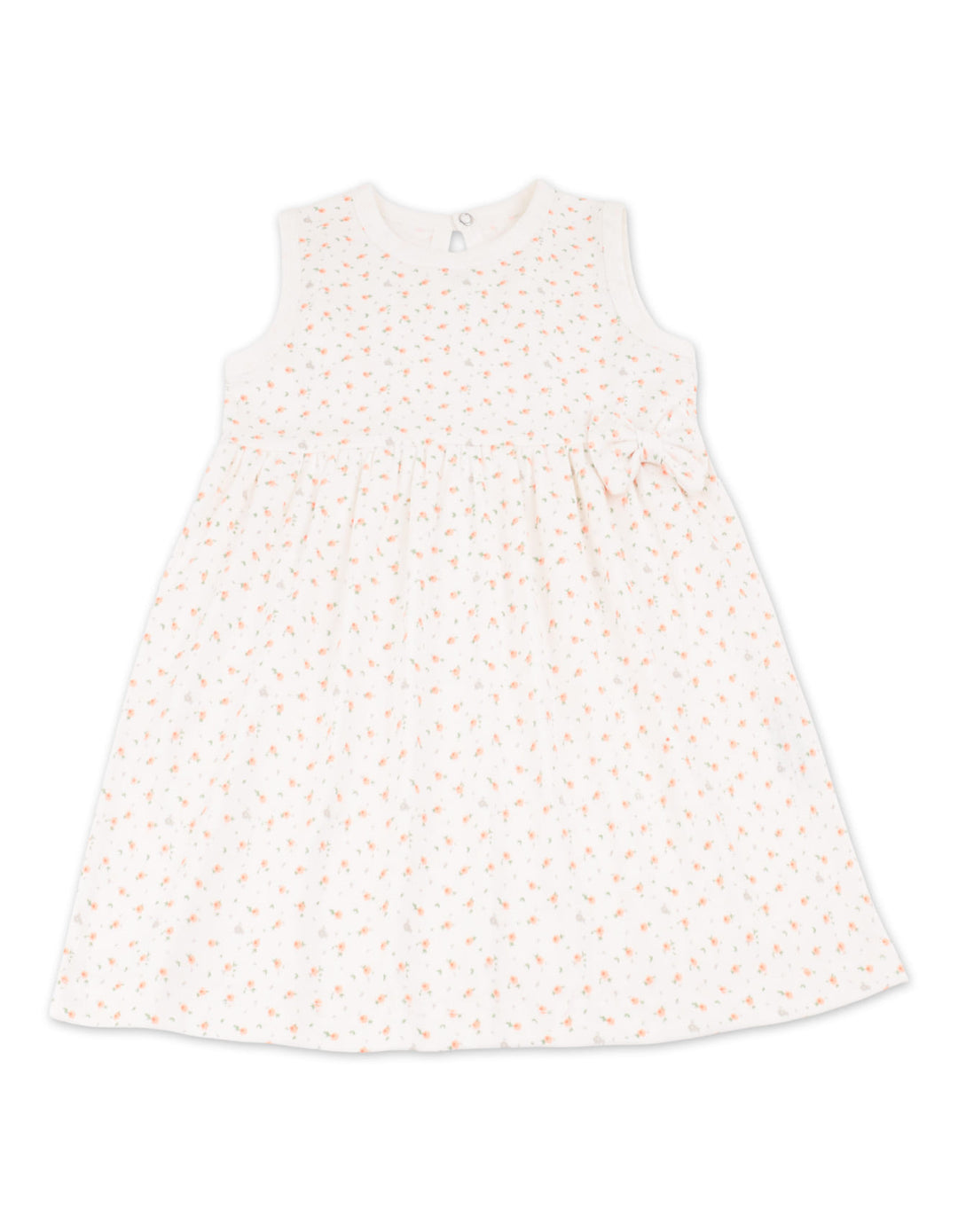 Baby Girl Summer 3 Pieces Suit Set Bambies Floral Print White at Zubaidas Official Pakistan