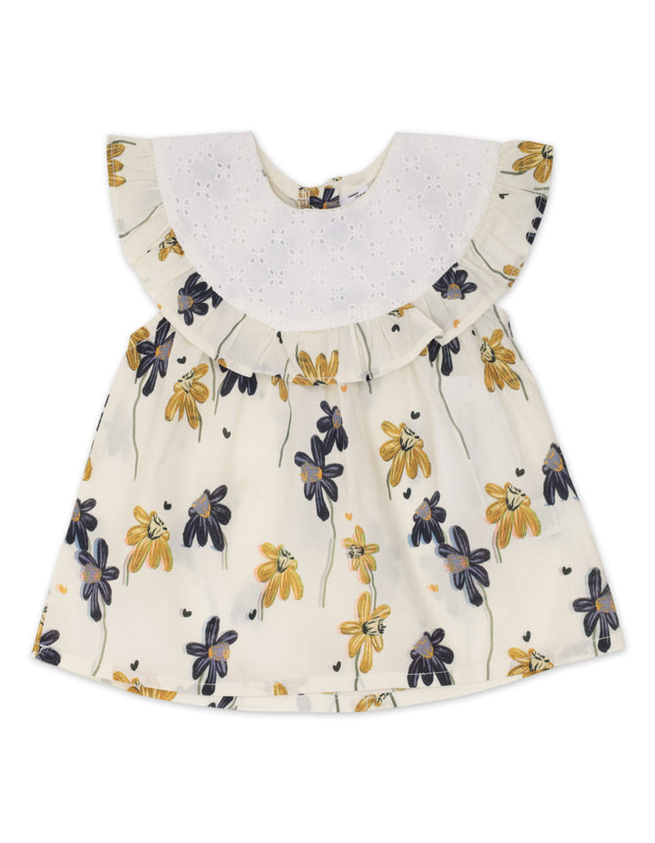 Baby Girl Summer 3 Pieces Suit Set Floral at Zubaidas Official Pakistan