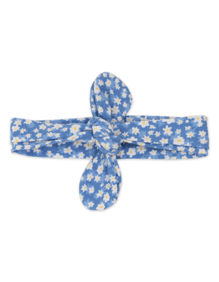Baby Girl Summer 3 Pieces Suit Set Floral Blue at Zubaidas Best Online Baby and Kids Store in Pakistan