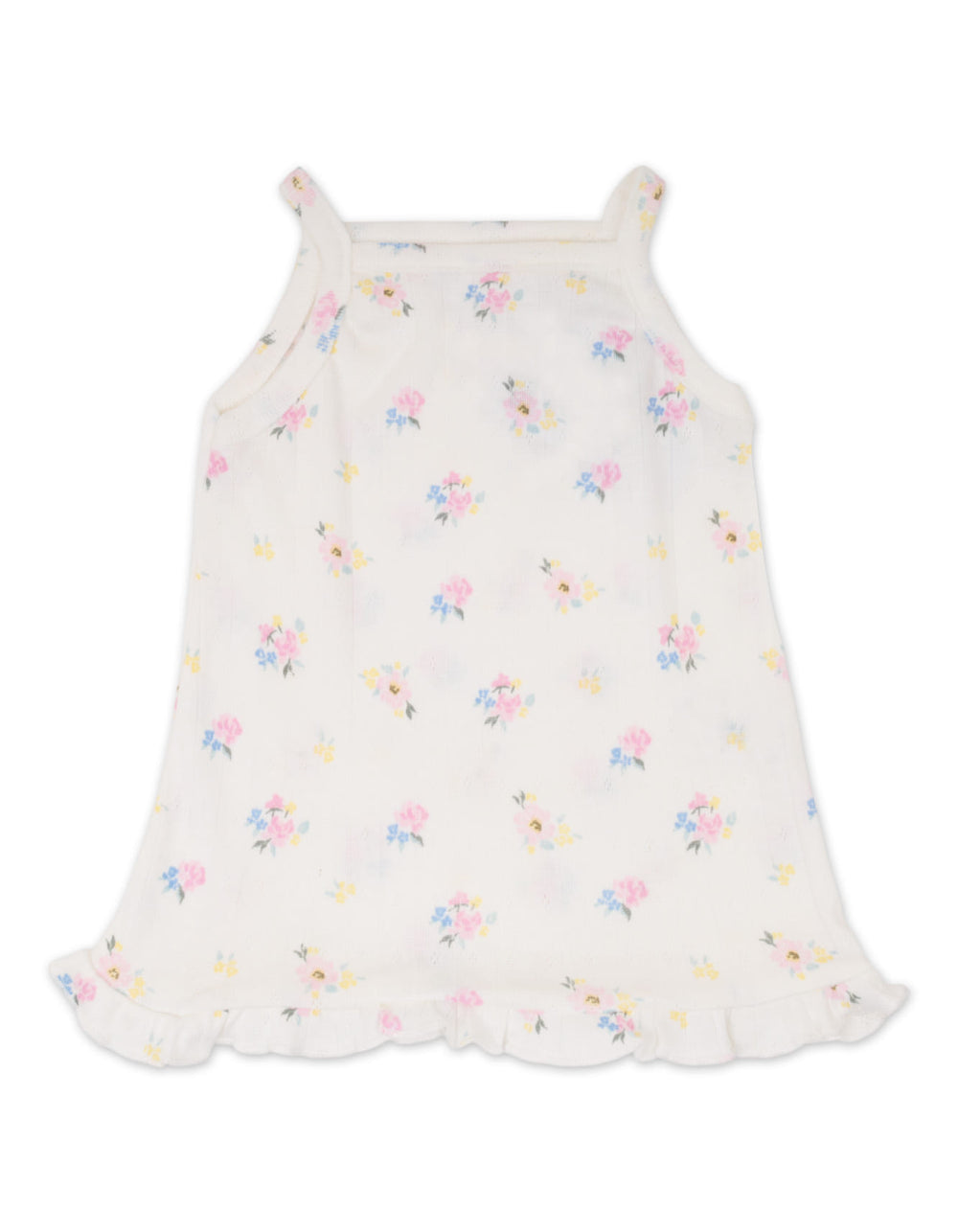 Baby Girl Summer 3 Pieces Suit Set Floral Print Off White at Zubaidas Official Pakistan