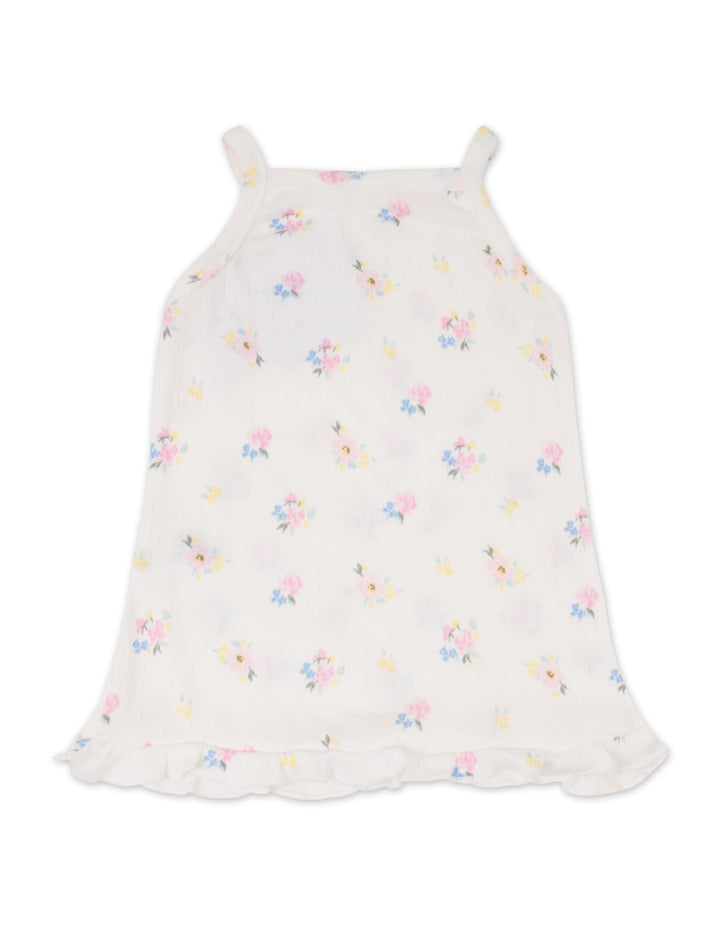 Baby Girl Summer 3 Pieces Suit Set Floral Print Off White at Zubaidas Best Online Baby and Kids Store in Pakistan