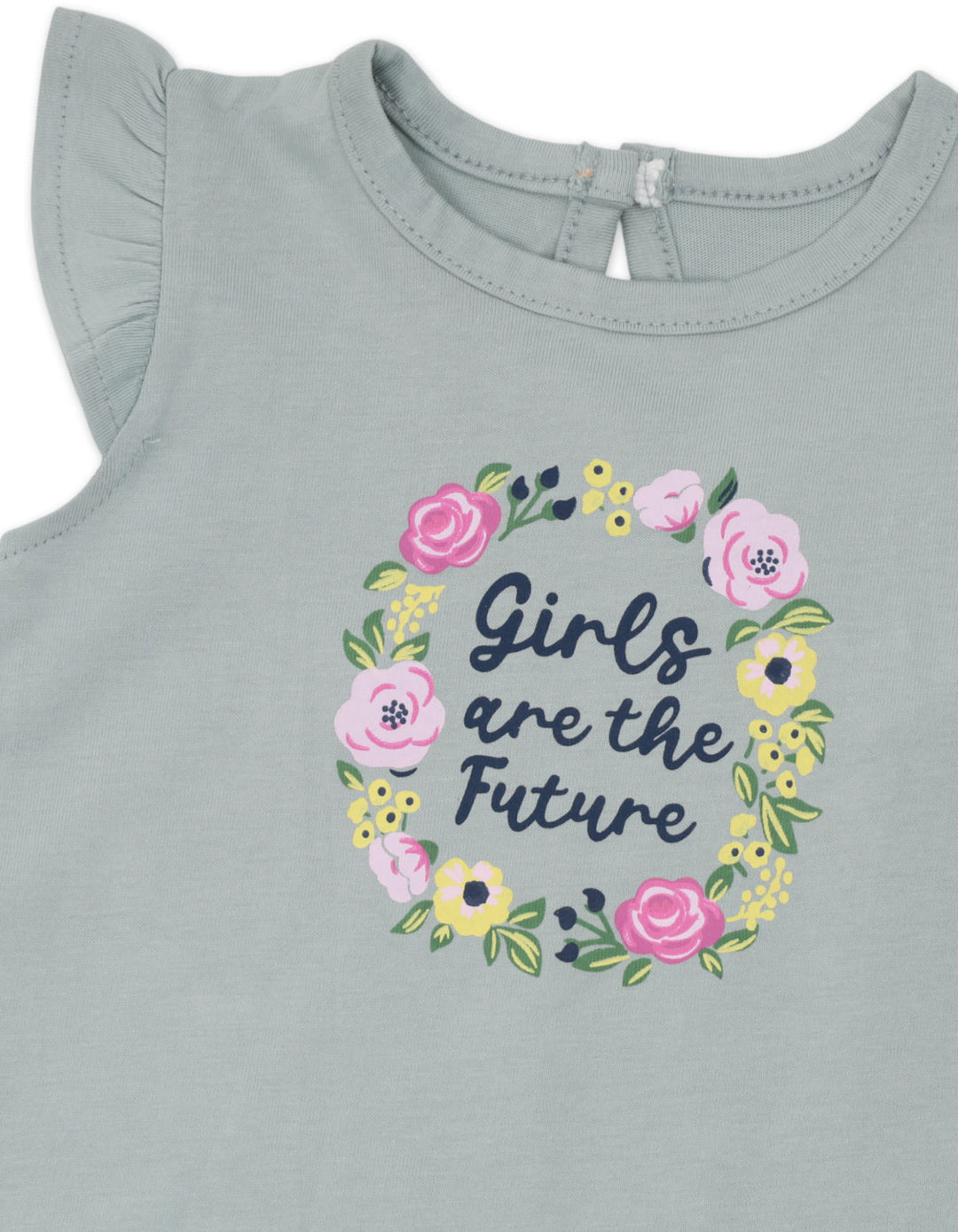 Baby Girl Summer 4 Pieces Outfit Set Girls Are The Future at Zubaidas Online Pakistan