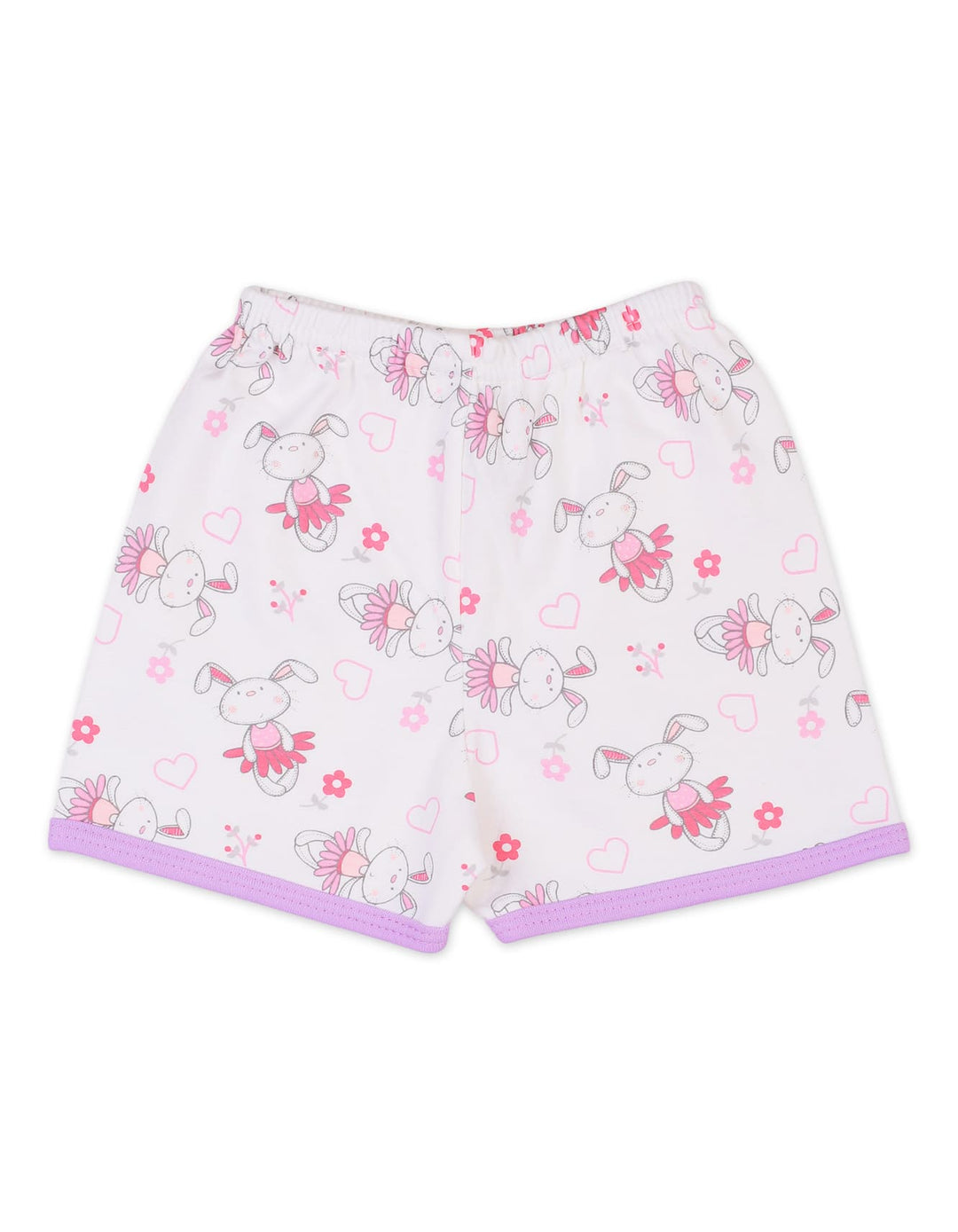 Baby Girl Summer Co Ord Set Flower Purple at Zubaidas Best Online Baby Shop in Pakistan