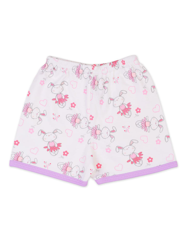 Baby Girl Summer Co Ord Set Flower Purple at Zubaidas Best Online Baby Shop in Pakistan
