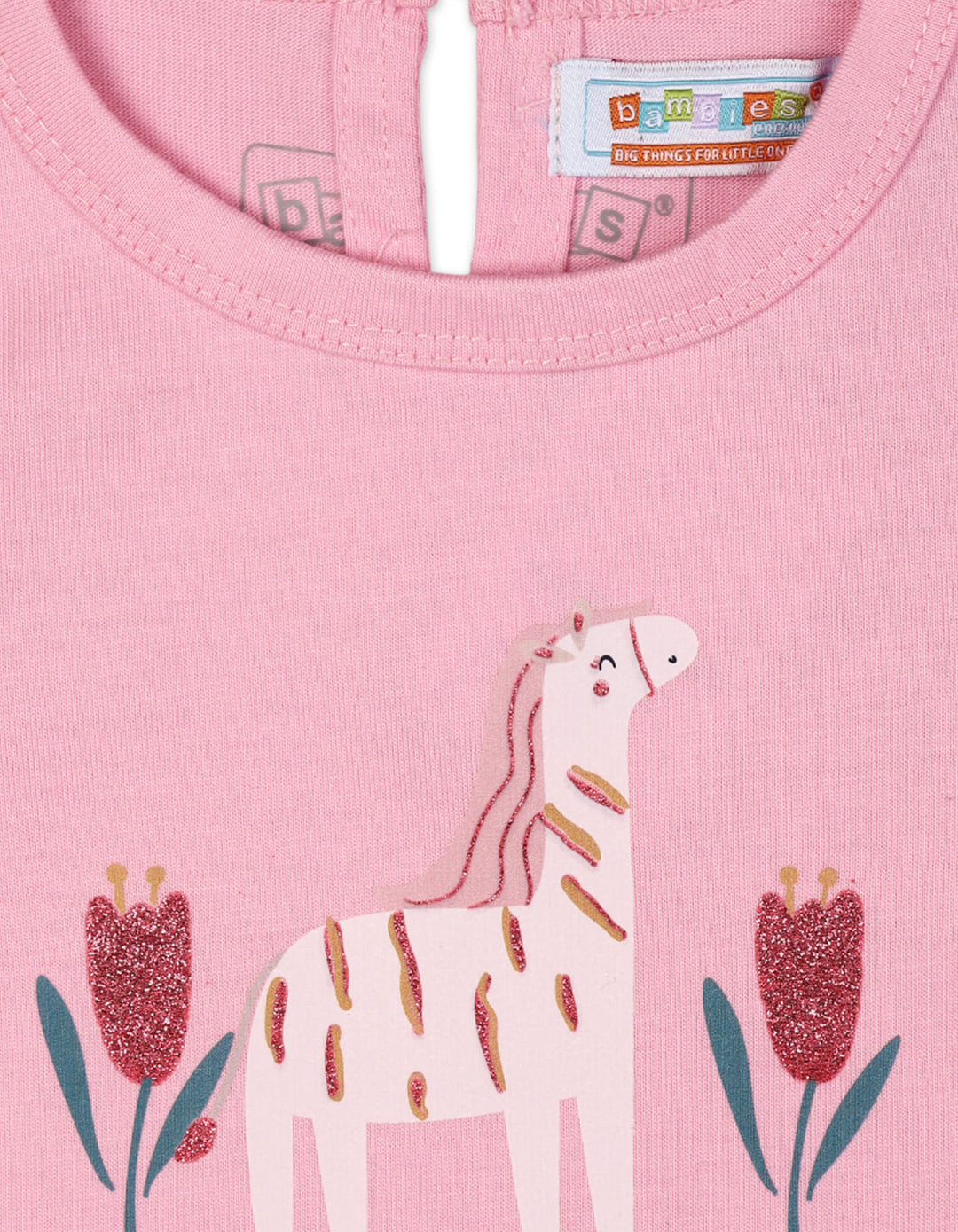 Baby Girl Summer Suit Set Bambies Giraffe Print at Zubaidas Online Pakistan