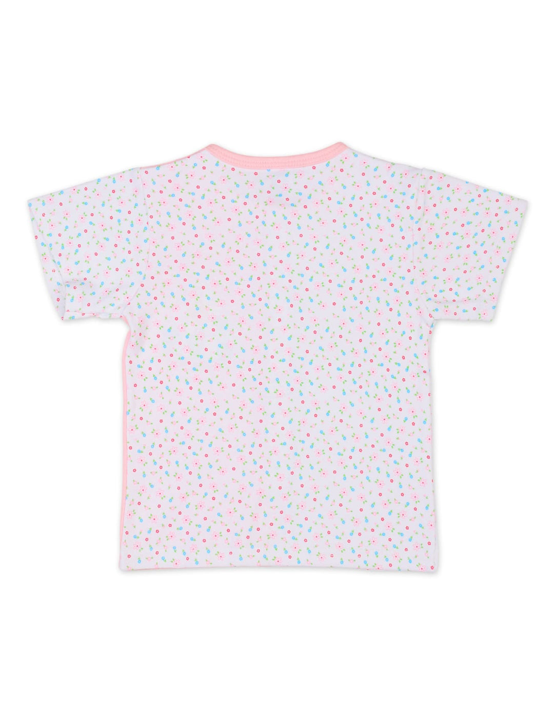 Baby Girl Summer Suit Set Floral Pink and White at Zubaidas Best Online Baby Store in Pakistan