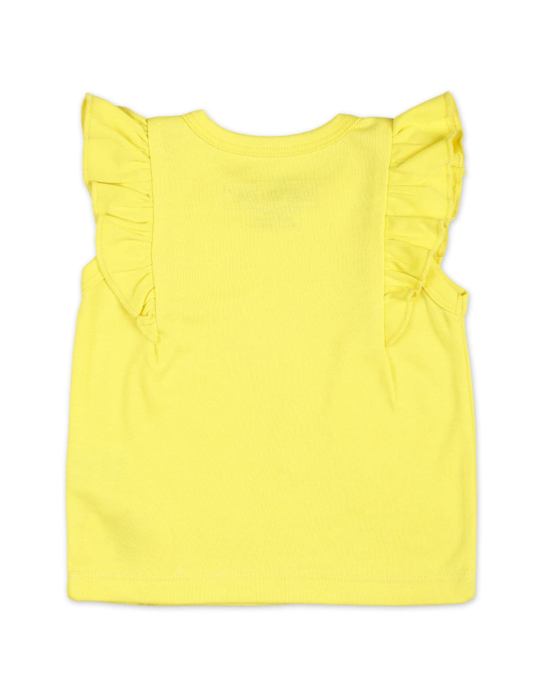 Baby Girl Summer Tank Top Bambies Sleeveless Frill Yellow at Zubaidas best Babyshop Pakistan