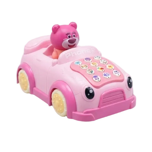 Baby Girl Telephone Car Toy Pink at Zubaidas