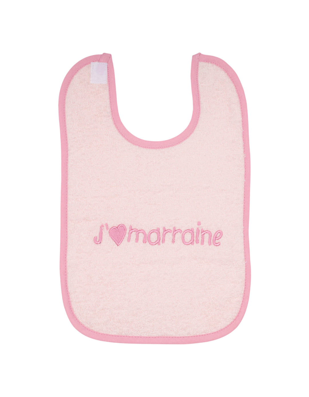 Baby Girl Towel Bibs I Love Marraine Pink at Zubaidas