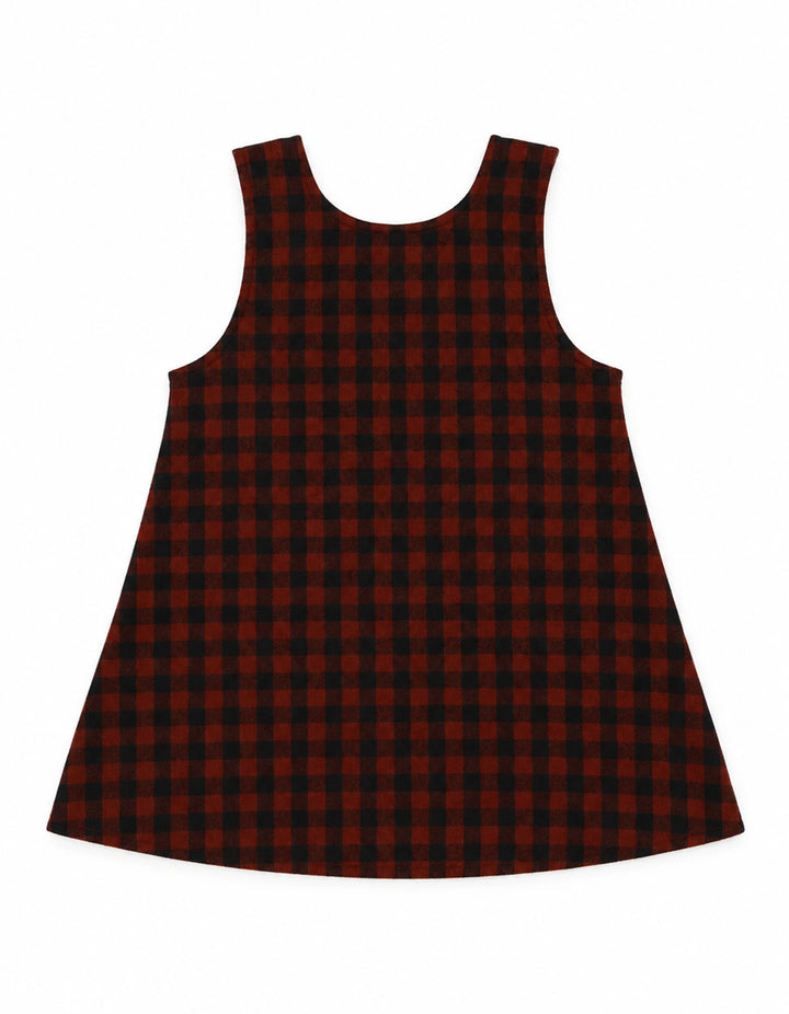 Baby Girl Winter 2 Piece Suit Checked Off White and Maroon at Zubaidas Best Online Baby Kids and Moms Store in Pakistan