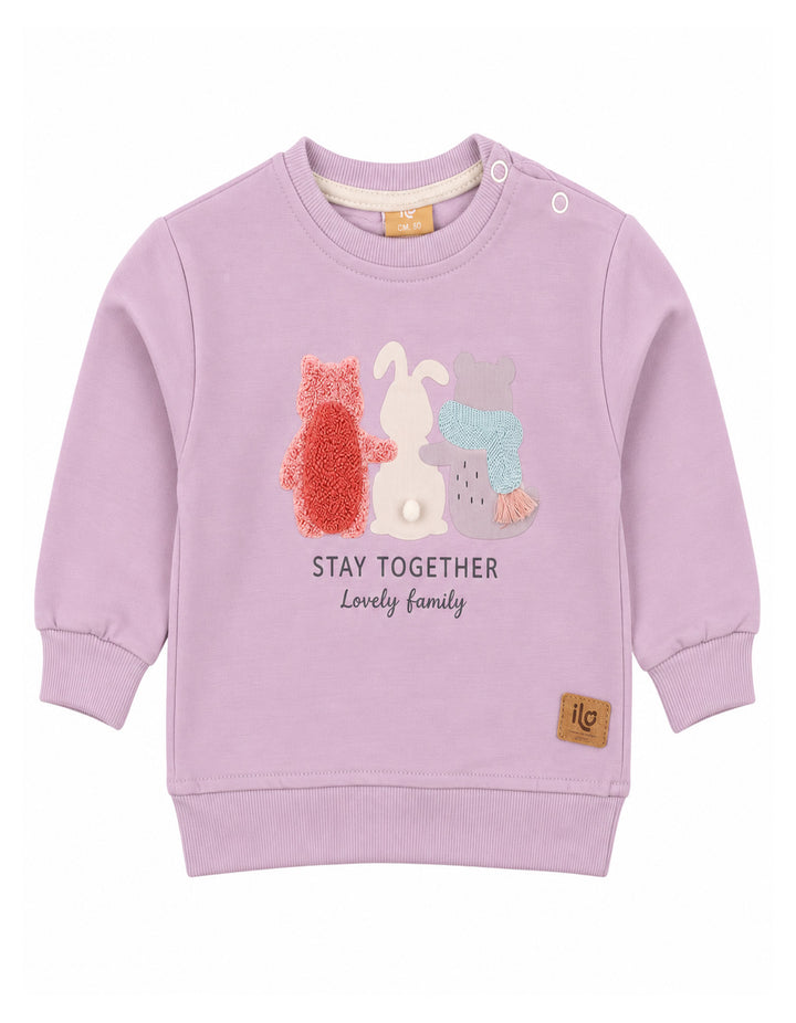Baby Girl Winter 2 Piece Suit Stay Together Lilac at Zubaidas Official Pakistan