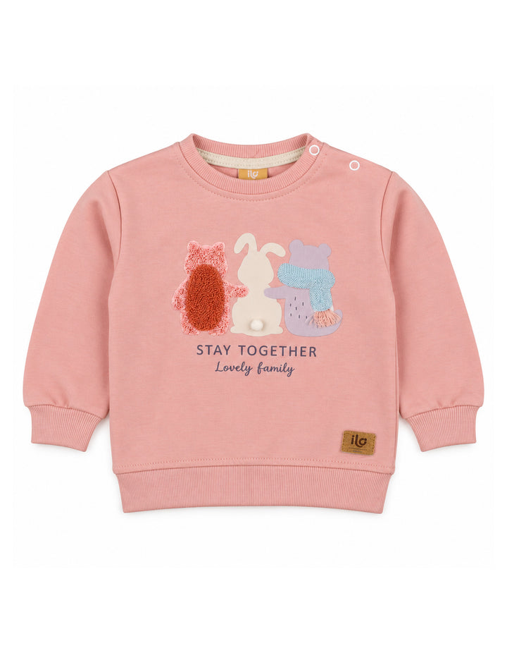 Baby Girl Winter 2 Piece Suit Stay Together Pink at Zubaidas Official Pakistan