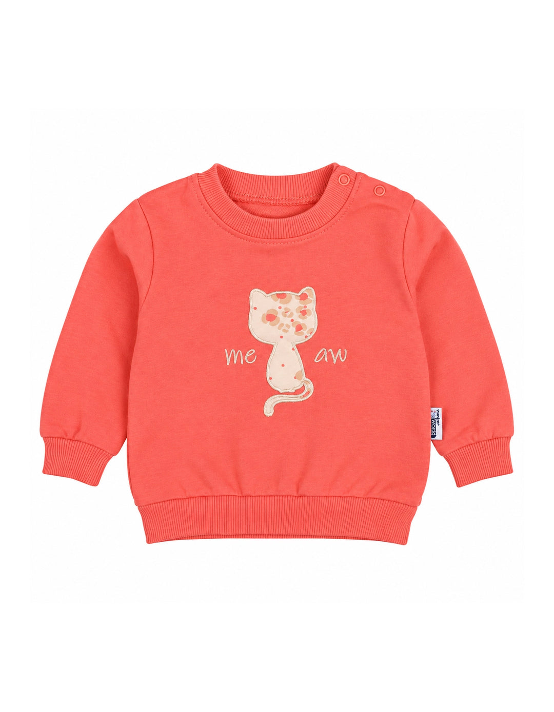 Baby Girl Winter 3 Piece Suit Cat Cream and Dark Pink at Zubaidas Official Pakistan