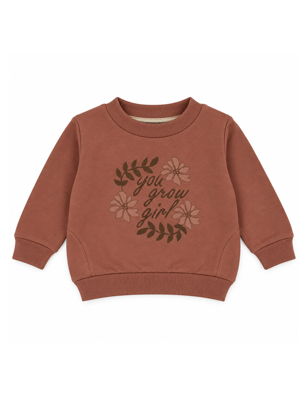 Baby Girl Winter 3 Piece Suit Floral Brown at Zubaidas Official Pakistan