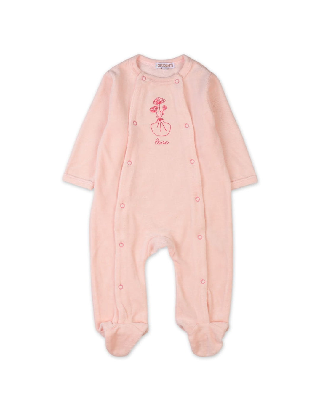 Baby Girl Winter Apparel Bambies Floral Love Pink at Zubaidas