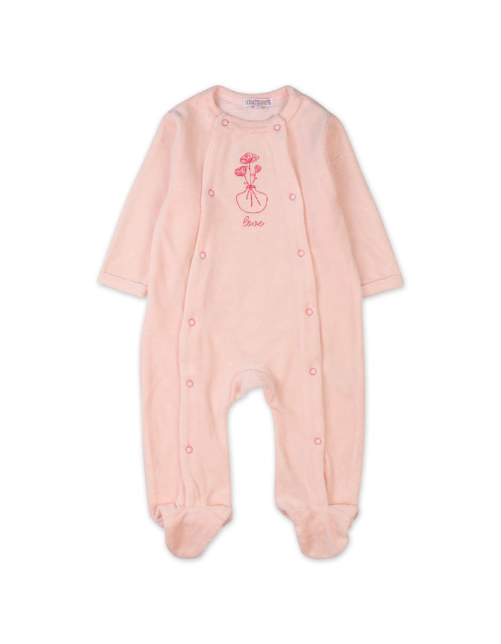 Baby Girl Winter Apparel Bambies Floral Love Pink at Zubaidas