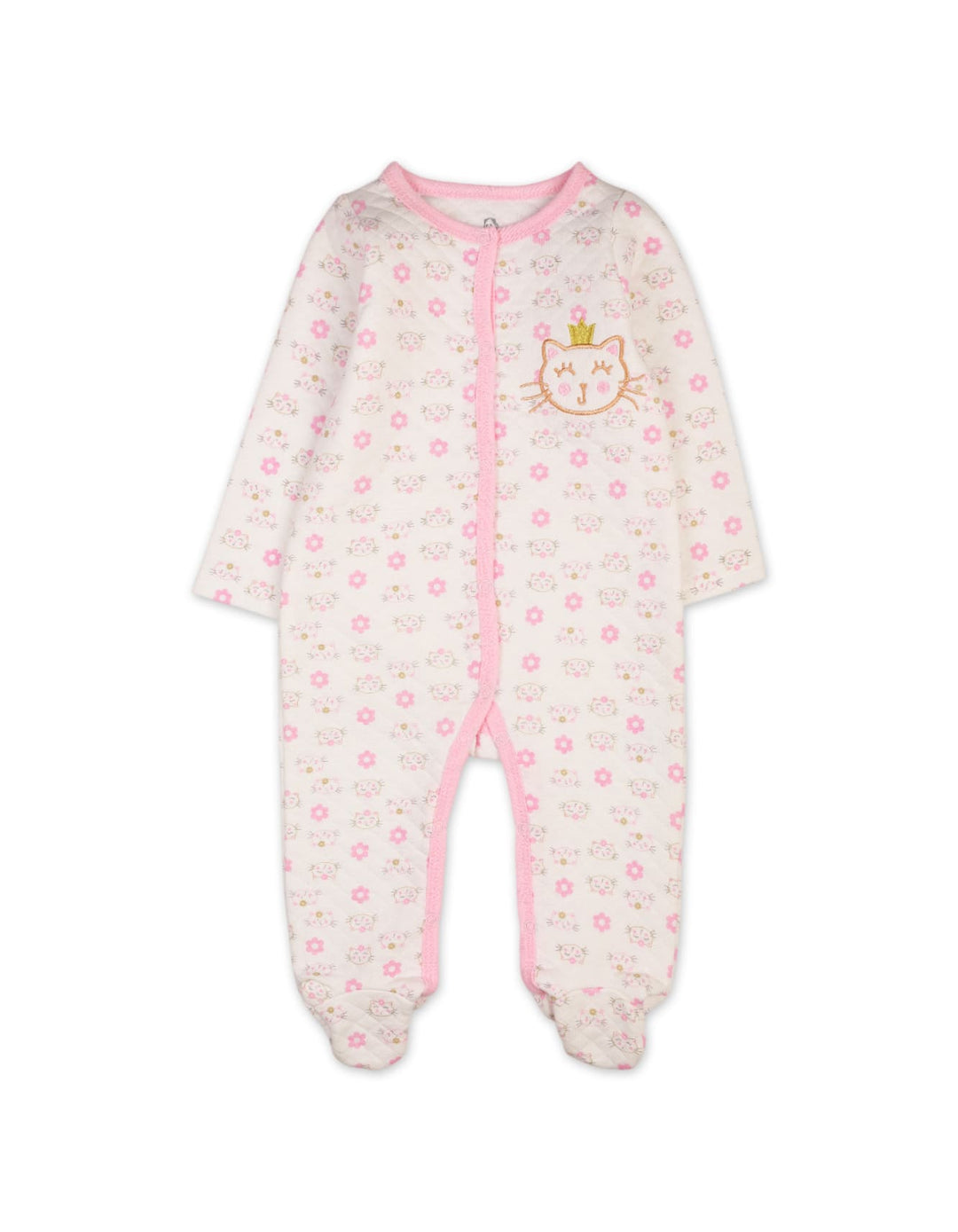 Baby Girl Winter Clothes Bambies Cat Embroidered Floral at Zubaidas