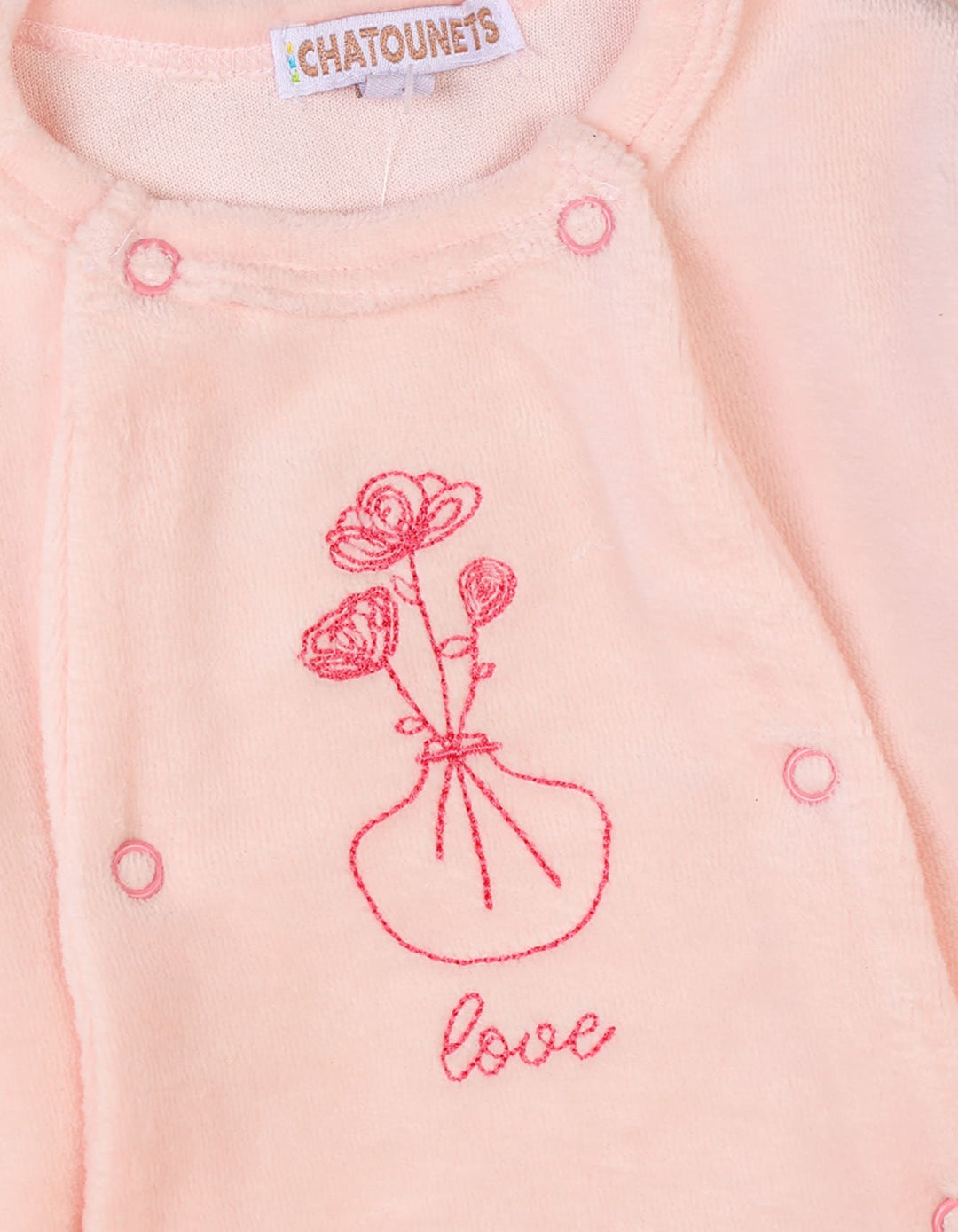 Baby Girl Winter Clothes Bambies Floral Love Pink at Zubaidas Pakistan