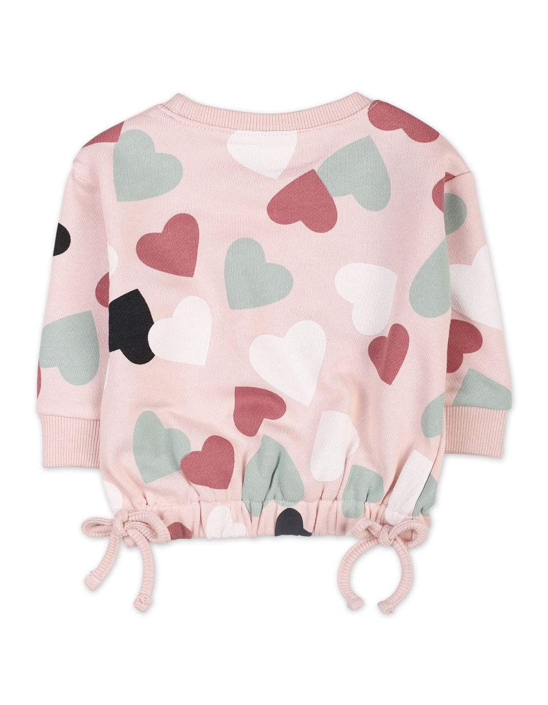 Baby Girls 2 Pieces Winter Fashion Bambies Heart Pink and Mint Green at Zubaidas Online Baby Store Pakistan