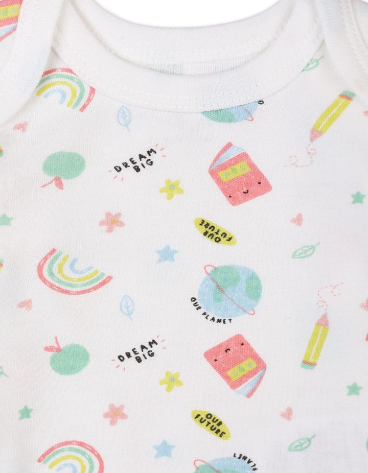 Baby Girls 2 Pieces Winter Pinafore Dress Set Bambies Our Future Pink at Zubaidas - Pakistan's No. 1 and most trusted baby and kids store for over 50 years