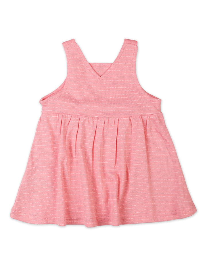 Baby Girls 2 Pieces Winter Pinafore Dress Set Bambies Our Future Pink at Zubaidas - Pakistan's No. 1 and most trusted baby and kids store for over 50 years