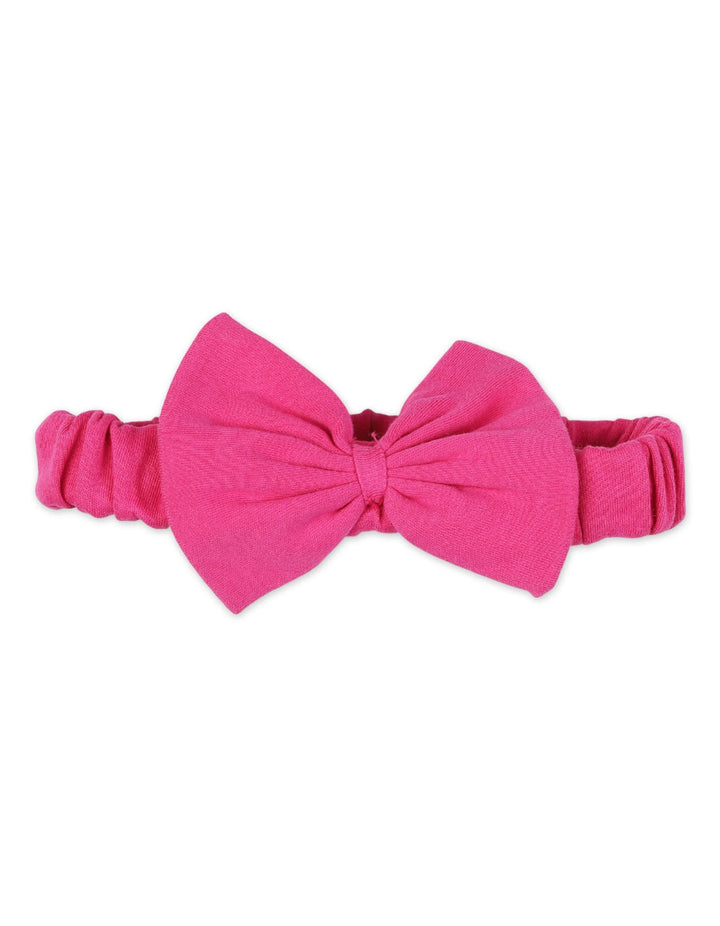 Baby Girls 2 Pieces Winter Romper Set with Headband Bambies Shocking Pink at Zubaidas Official Pakistan