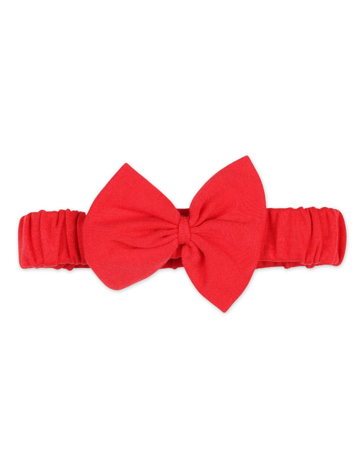 Baby Girls 2 Pieces Winter Rompers Set with Headband Bambies Red at Zubaidas Online Baby Store Pakistan