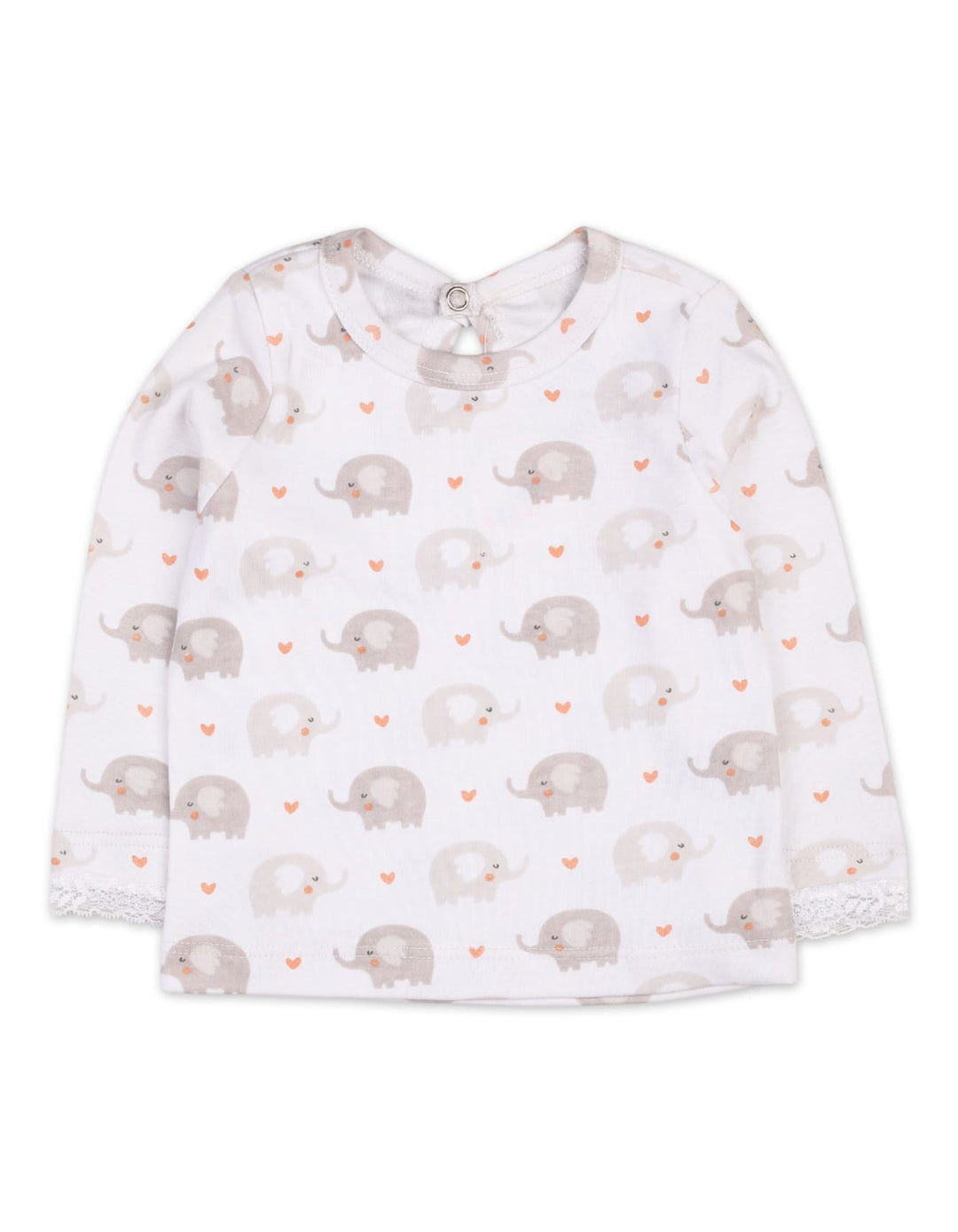 Baby Girls 2 Pieces Winter Suit Bambies Elephant Orange at Zubaidas Best Online Baby Store Pakistan